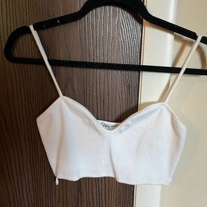 Zara Cropped Tank Top